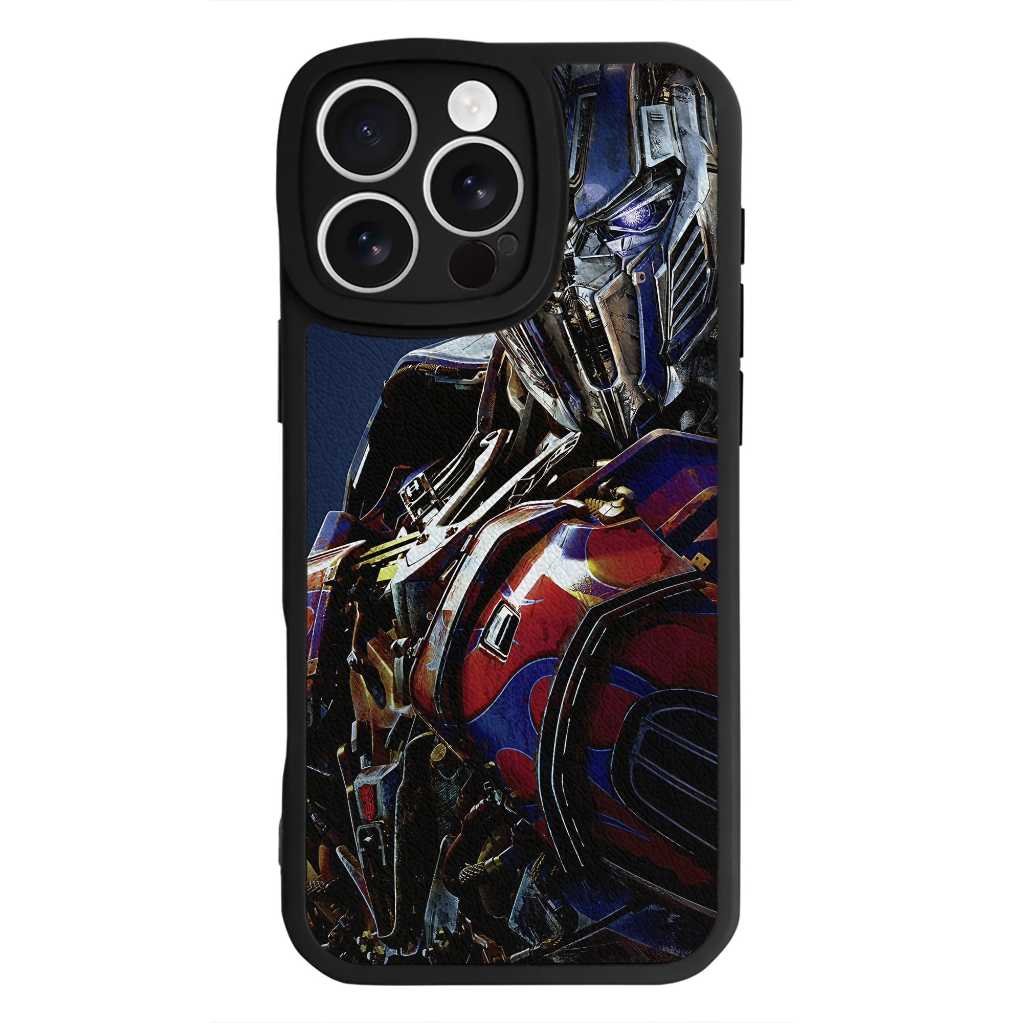 （画像用） Transformers トランスフォーマー 【iPhone 16シリーズ対応】シリコンスマホケース（レザー調） 材質：シリコン